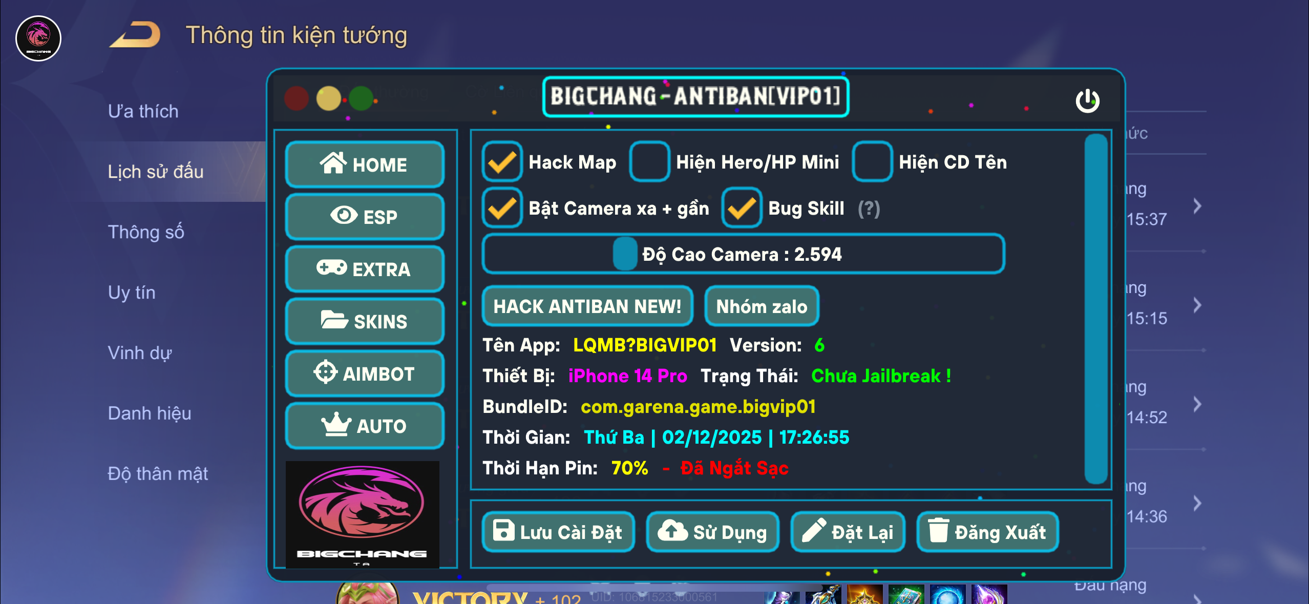 Hack BIGCHANG-ANTIBAN[VIP01]